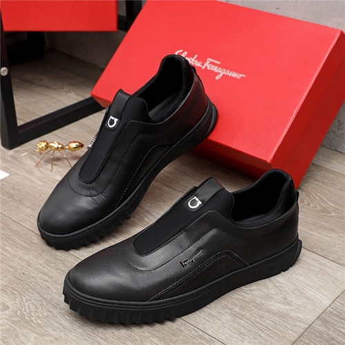 Salvatore Ferragamo Casual Shoes For Men #914645 $76.00 USD, Wholesale Replica Salvatore Ferragamo Casual Shoes