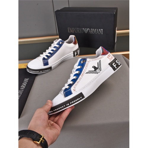 Replica Armani Casual Shoes For Men #914680 $76.00 USD for Wholesale