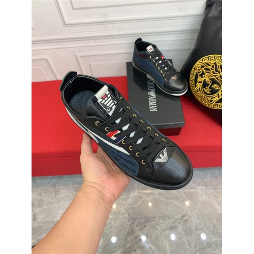Replica Armani Casual Shoes For Men #914685 $80.00 USD for Wholesale