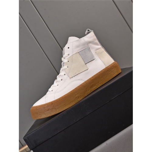 Replica Armani High Tops Shoes For Men #914691 $82.00 USD for Wholesale