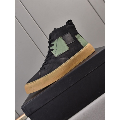 Replica Armani High Tops Shoes For Men #914692 $82.00 USD for Wholesale