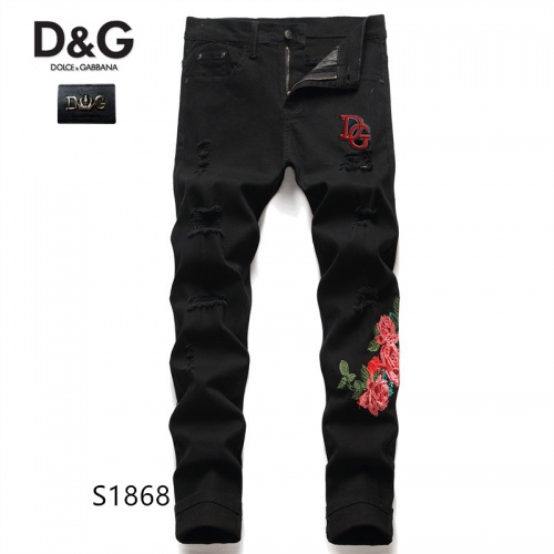 Dolce &amp; Gabbana D&amp;G Jeans For Men #914733 $48.00 USD, Wholesale Replica Dolce &amp; Gabbana D&amp;G Jeans