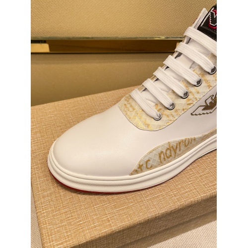 Replica Armani High Tops Shoes For Men #914918 $82.00 USD for Wholesale