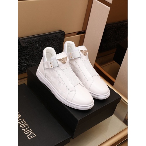 Armani Casual Shoes For Men #915021 $82.00 USD, Wholesale Replica Armani Casual Shoes