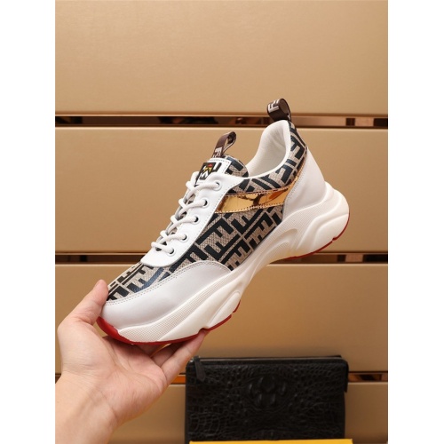 Replica Fendi Casual Shoes For Men #915050 $82.00 USD for Wholesale