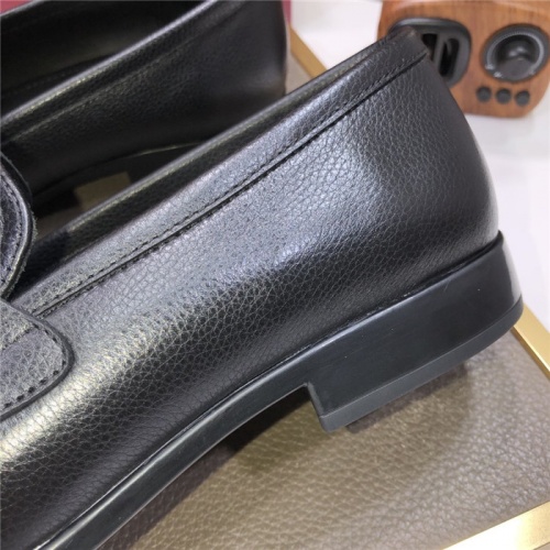 Replica Salvatore Ferragamo Leather Shoes For Men #915243 $100.00 USD for Wholesale