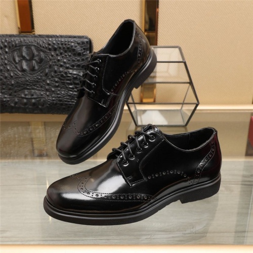 Salvatore Ferragamo Leather Shoes For Men #915282 $92.00 USD, Wholesale Replica Salvatore Ferragamo Leather Shoes