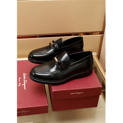 Salvatore Ferragamo Leather Shoes For Men #915291 $92.00 USD, Wholesale Replica Salvatore Ferragamo Leather Shoes