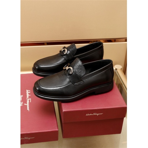 Salvatore Ferragamo Leather Shoes For Men #915292 $92.00 USD, Wholesale Replica Salvatore Ferragamo Leather Shoes