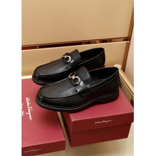 Salvatore Ferragamo Leather Shoes For Men #915293 $92.00 USD, Wholesale Replica Salvatore Ferragamo Leather Shoes