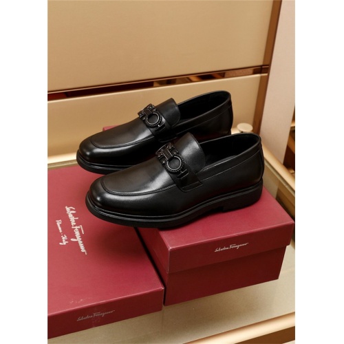Salvatore Ferragamo Leather Shoes For Men #915294 $92.00 USD, Wholesale Replica Salvatore Ferragamo Leather Shoes