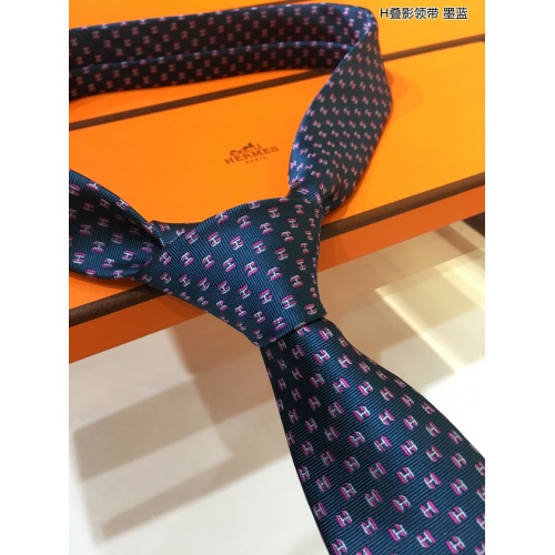 Replica Hermes Necktie For Men #915386 $41.00 USD for Wholesale