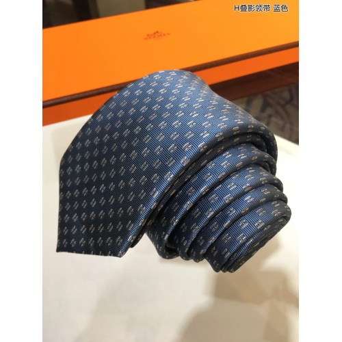 Replica Hermes Necktie For Men #915387 $41.00 USD for Wholesale