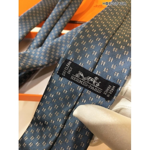 Replica Hermes Necktie For Men #915387 $41.00 USD for Wholesale