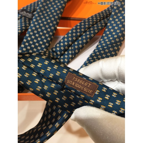 Replica Hermes Necktie For Men #915389 $41.00 USD for Wholesale