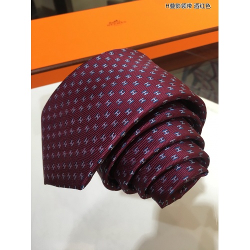Replica Hermes Necktie For Men #915390 $41.00 USD for Wholesale