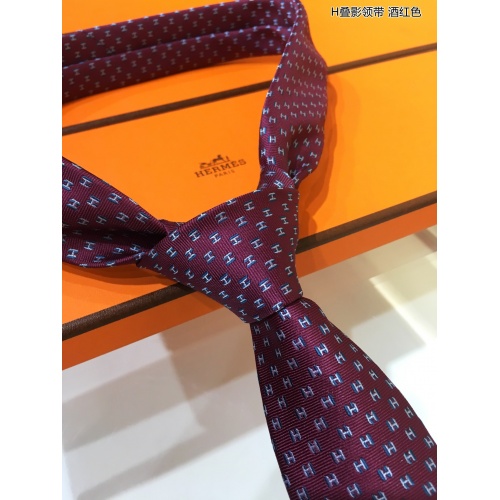 Replica Hermes Necktie For Men #915390 $41.00 USD for Wholesale