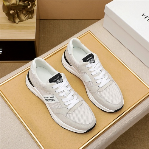 Versace Casual Shoes For Men #915453 $76.00 USD, Wholesale Replica Versace Casual Shoes