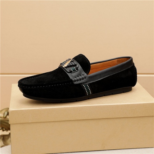 Replica Armani Leather Shoes For Men #915454 $68.00 USD for Wholesale