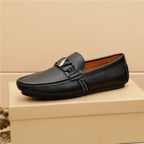 Replica Armani Leather Shoes For Men #915455 $68.00 USD for Wholesale