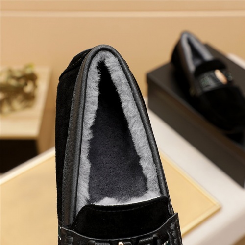 Replica Armani Leather Shoes For Men #915456 $76.00 USD for Wholesale