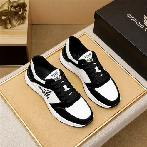 Armani Casual Shoes For Men #915457 $76.00 USD, Wholesale Replica Armani Casual Shoes