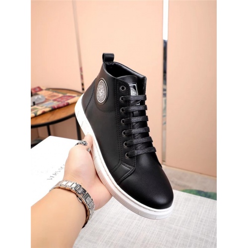 Replica Versace High Tops Shoes For Men #915507 $80.00 USD for Wholesale