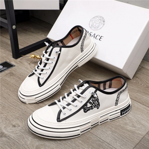 Versace Casual Shoes For Men #915509 $80.00 USD, Wholesale Replica Versace Casual Shoes