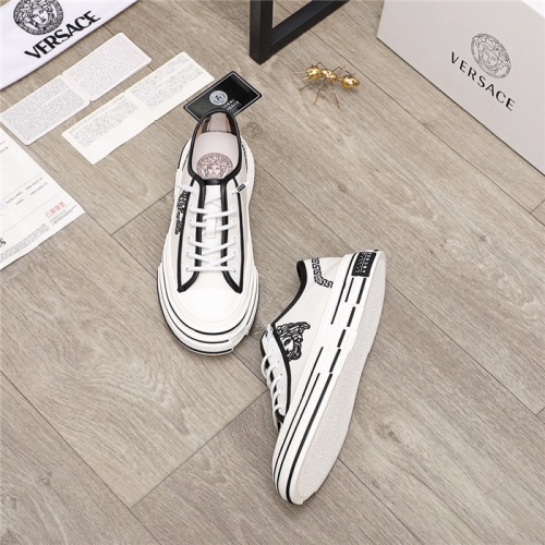 Replica Versace Casual Shoes For Men #915509 $80.00 USD for Wholesale