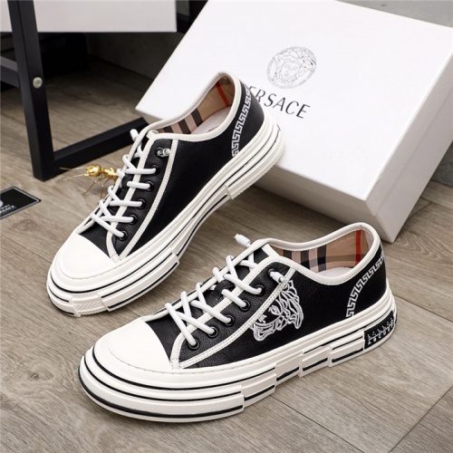 Versace Casual Shoes For Men #915510 $80.00 USD, Wholesale Replica Versace Casual Shoes