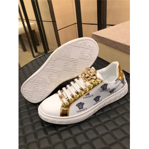 Replica Versace Casual Shoes For Men #915511 $72.00 USD for Wholesale