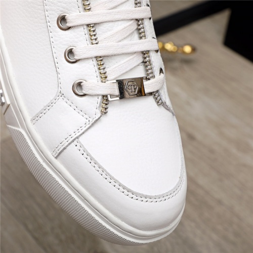 Replica Philipp Plein PP High Tops Shoes For Men #915554 $85.00 USD for Wholesale