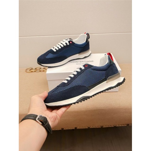 Replica Thom Browne TB Casual Shoes For Men #915589 $76.00 USD for Wholesale