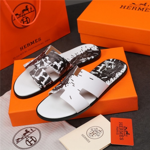 Hermes Slippers For Men #915617 $48.00 USD, Wholesale Replica Hermes Slippers