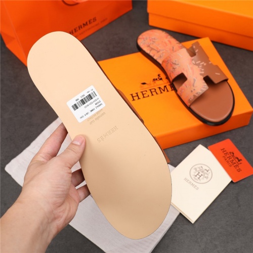 Replica Hermes Slippers For Men #915618 $48.00 USD for Wholesale