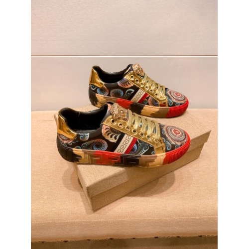 Versace Casual Shoes For Men #915683 $76.00 USD, Wholesale Replica Versace Casual Shoes