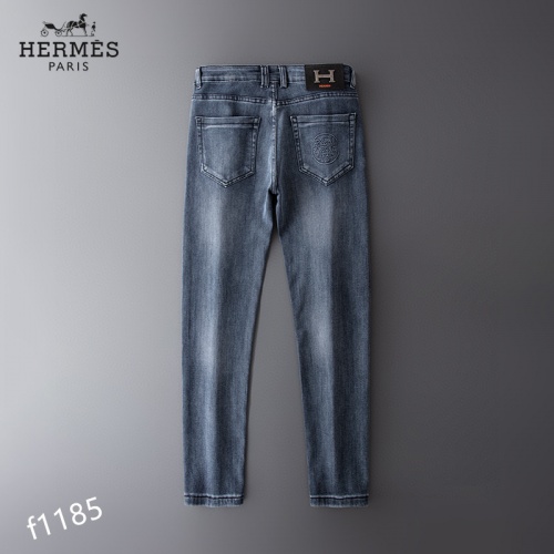 Replica Hermes Jeans For Men #916034 $44.00 USD for Wholesale