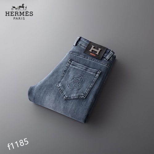 Replica Hermes Jeans For Men #916034 $44.00 USD for Wholesale