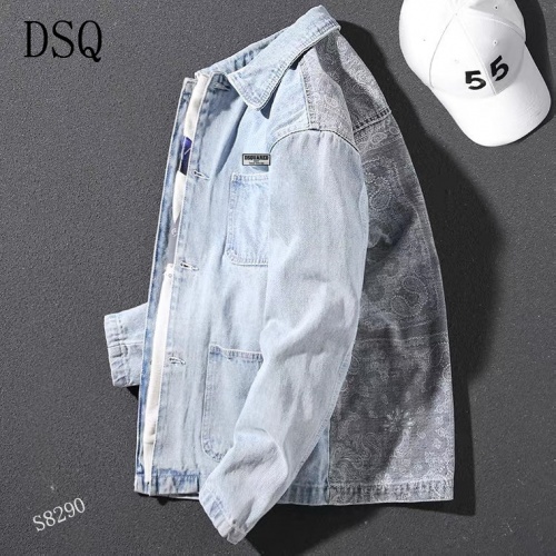 Replica Dsquared Jackets Long Sleeved For Men #916074 $61.00 USD for Wholesale