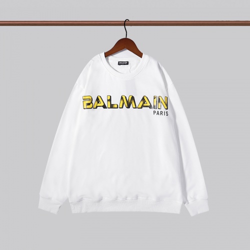 Balmain Hoodies Long Sleeved For Men #916128 $39.00 USD, Wholesale Replica Balmain Hoodies