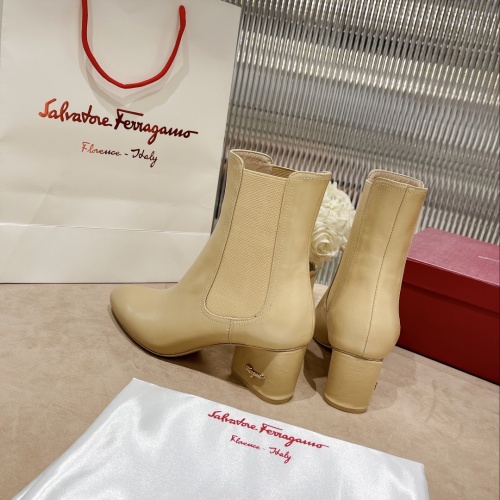 Replica Salvatore Ferragamo Boots For Women #916138 $128.00 USD for Wholesale