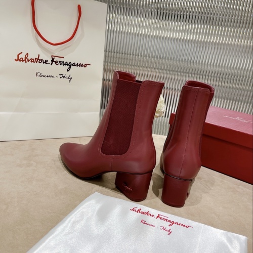 Replica Salvatore Ferragamo Boots For Women #916139 $128.00 USD for Wholesale