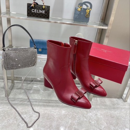 Replica Salvatore Ferragamo Boots For Women #916144 $128.00 USD for Wholesale