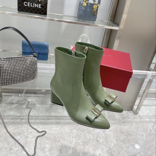 Replica Salvatore Ferragamo Boots For Women #916145 $128.00 USD for Wholesale