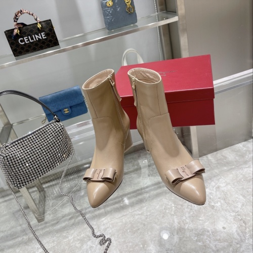 Replica Salvatore Ferragamo Boots For Women #916146 $128.00 USD for Wholesale