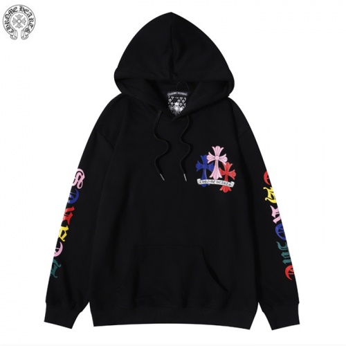 Replica Chrome Hearts Hoodies Long Sleeved For Men #916155 $45.00 USD for Wholesale