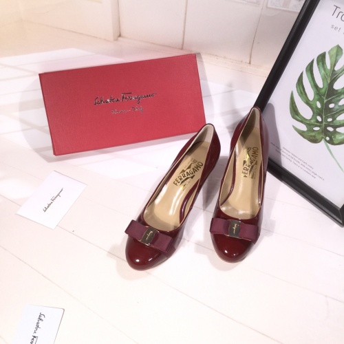 Ferragamo Salvatore High-Heeled Shoes For Women #916159