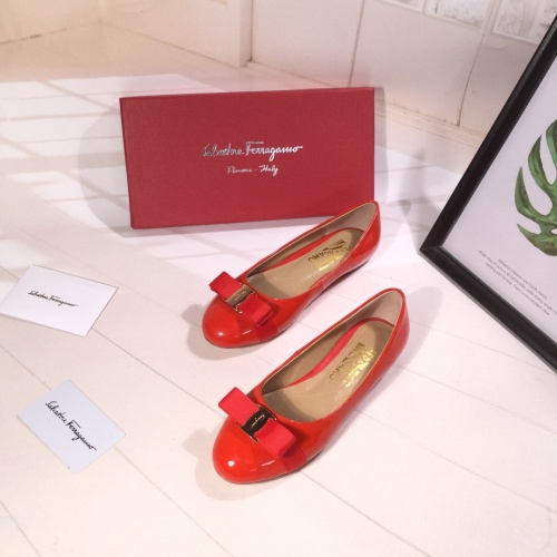 Salvatore Ferragamo Flat Shoes For Women #916174 $82.00 USD, Wholesale Replica Salvatore Ferragamo Flat Shoes
