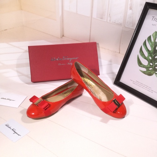Replica Salvatore Ferragamo Flat Shoes For Women #916174 $82.00 USD for Wholesale
