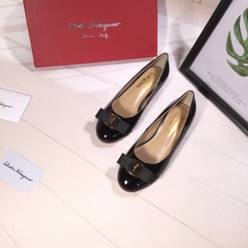 Ferragamo Salvatore FS Flat Shoes For Women #916176
